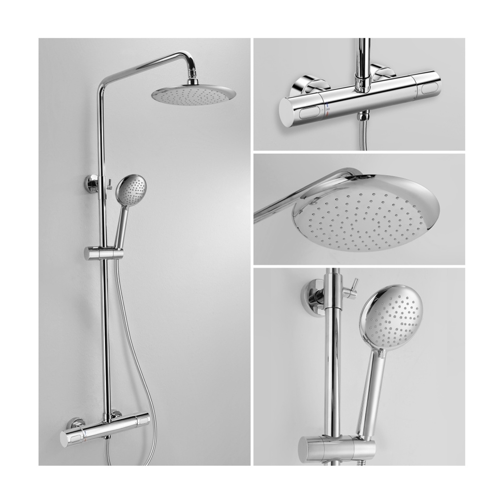 VM75B Thermostatic bar valve shower | Yorkshire Trade Warehouse